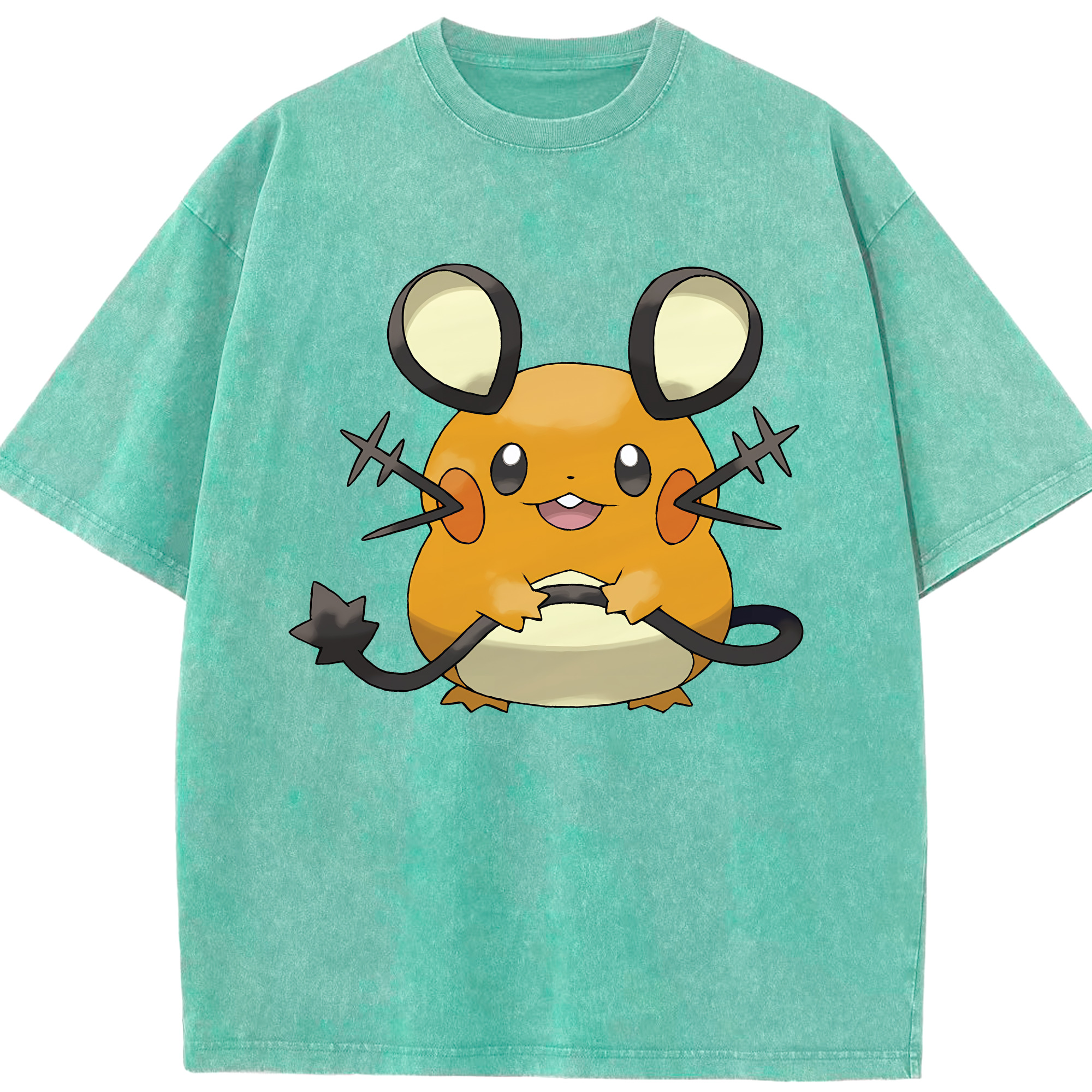 （画像用） ポケットモンスター Pokémon 綿100% ヴィンテージ風 半袖Tシャツ（フロントプリント）
